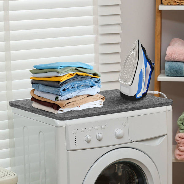 Seloom 17"X13.5" Wool Ironing Mat for Quilters with Iron Mesh Cloth, Wool Pressing Pad Easy Pressed Iron Mat for Retains Heat, Great for Quilting & Sewing Projects