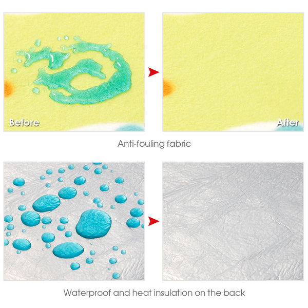 Seloom Picnic & Beach Blanket Mat with Water-Resistant Backing, Padded Flower Mat, 59" x 78.7"