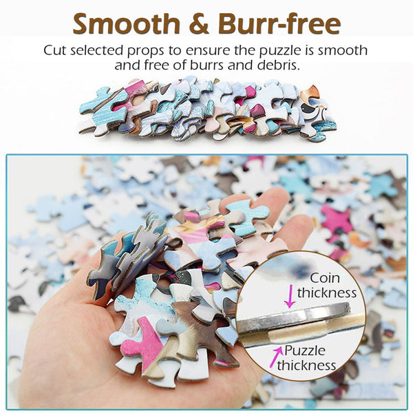 Seloom 2000 Pieces Jigsaw Puzzle for Adults with Kids Floor Puzzle Kids Intellectual Game Learning Education Decompression Toys