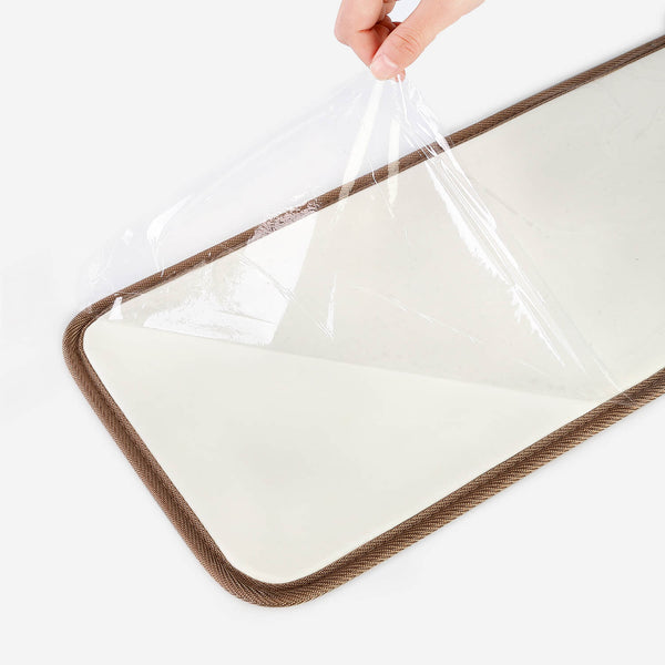 Seloom Non-Slip Washable Stair Treads Carpet with Skid Resistant Rubber Backing Specialized for Indoor Wooden Steps  (24"×36" Landing mat)