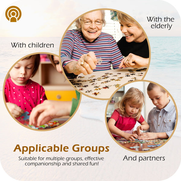 Seloom 2000 Pieces Jigsaw Puzzle for Adults with Kids Floor Puzzle Kids Intellectual Game Learning Education Decompression Toys